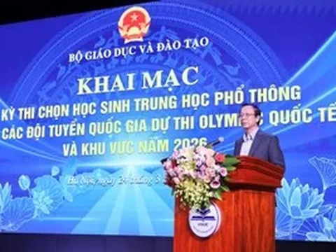 194 học sinh ‘tranh suất’ vào đội tuyển Olympic khu vực, quốc tế 2026