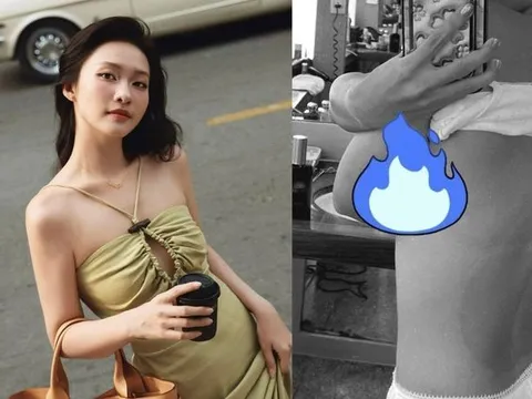 Khả Ngân khoe lưng trần táo bạo, lộ một chi tiết gây chú ý
