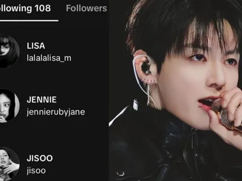 Jungkook (BTS) bất ngờ follow tất cả thành viên BLACKPINK lúc nửa đêm