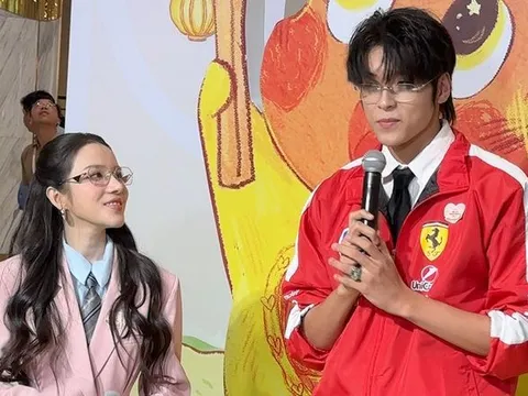 Khoảnh khắc LyLy 'đụng mặt' Vĩnh Đam sau khi đóng phim Trấn Thành đang gây sốt