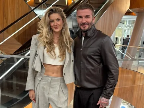 Bài đăng gây bão của Beckham cùng 'nữ thần' điền kinh