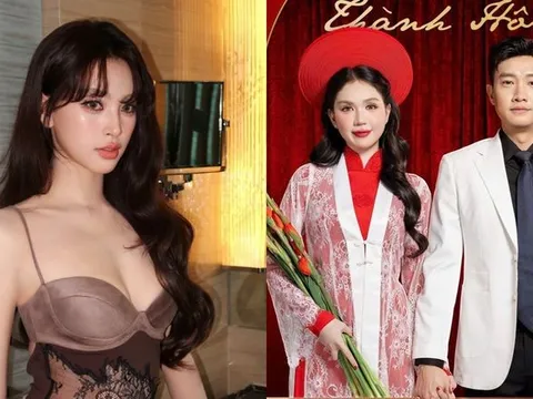 Tiểu Vy nói thật lòng khi xem ảnh cưới của Quốc Trường và Ngọc Trinh