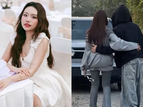 Phương Mỹ Chi ôm eo người bạn khác giới quen biết hơn một thập kỷ