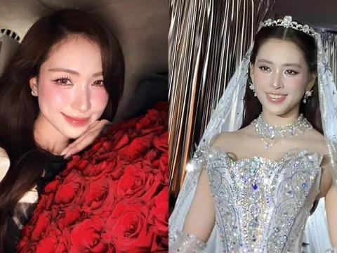 Hòa Minzy 'xuất hiện' khi Tiểu Vy làm cô dâu