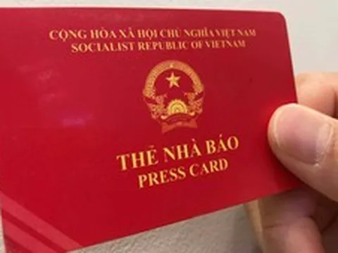Gia hạn sử dụng Thẻ nhà báo kỳ hạn 2021-2025 đến hết ngày 30/6/2026