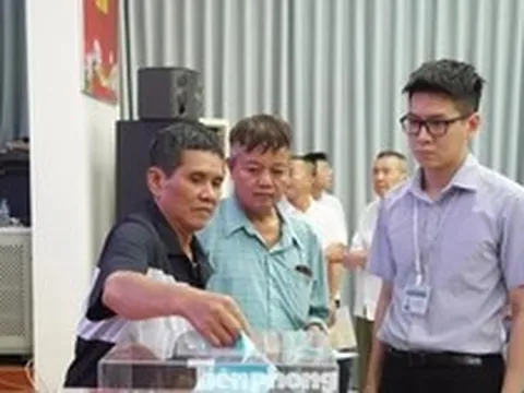 114 hộ dân bốc thăm tái định cư để thực hiện dự án cầu Trần Hưng Đạo