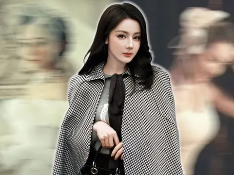 Xôn xao ảnh Địch Lệ Nhiệt Ba mặc váy cưới