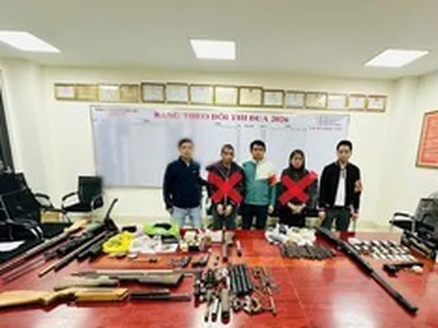 Triệt phá đường dây chế tạo, mua bán vũ khí quân dụng quy mô lớn