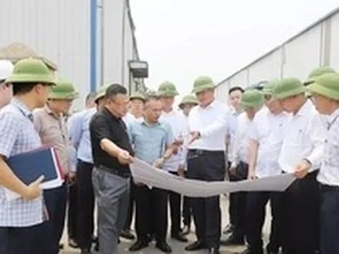 Phó Bí thư Hưng Yên Nguyễn Mạnh Quyền 'thúc' tiến độ dự án giao thông