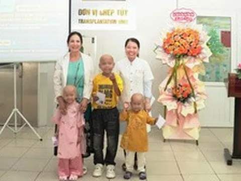 Thực hiện ghép tuỷ cứu 3 bệnh nhi bị Thalassemia và u nguyên bào thần kinh