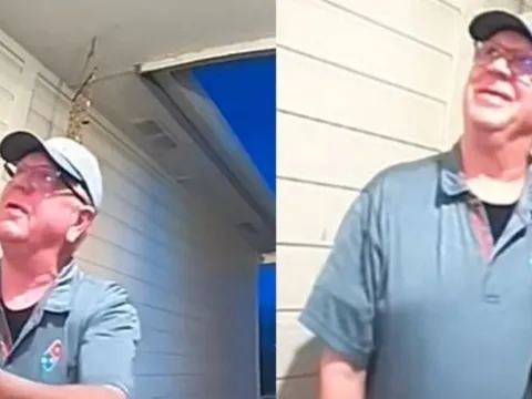 Giao đơn pizza kèm sự tận tâm, shipper lớn tuổi đổi đời gần ngày nghỉ hưu