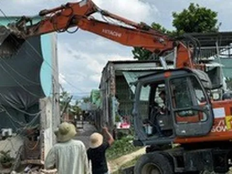 Cưỡng chế 9 trường hợp, bàn giao mặt bằng dự án đường trục chính Vũng Tàu