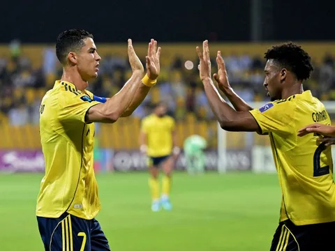 Cách Ronaldo tận hưởng chiến thắng.