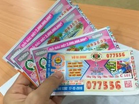 Trúng xổ số từ 5 triệu đồng có thể nhận thưởng bằng tiền mặt hay không?