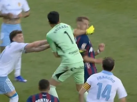 Màn hỗn chiến gây sốc ở giải Tây Ban Nha