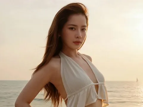 Chi Pu khoe sắc vóc nóng bỏng ở Hội An