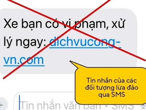 Cảnh báo thủ đoạn lừa đảo "phạt nguội" qua trang web giả mạo dịch vụ công