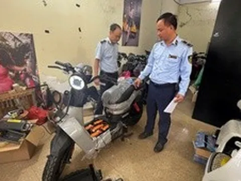 Phát hiện cơ sở kinh doanh xe đạp điện 'trá hình', tiềm ẩn nguy cơ mất an toàn giao thông