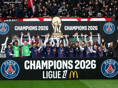 Chức vô địch kỳ lạ nhất lịch sử của PSG
