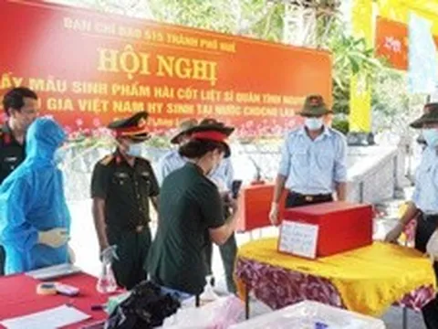 TP. Huế triển khai giám định ADN xác định danh tính các hài cốt liệt sĩ