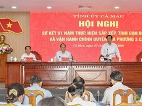 Dấu ấn chính quyền 2 cấp ở Cà Mau