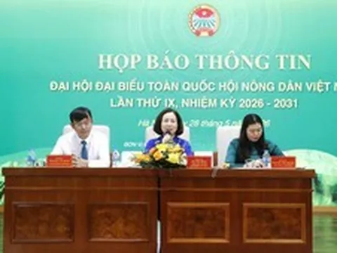 Đại hội đại biểu toàn quốc Hội Nông dân Việt Nam lần thứ IX diễn ra từ 7- 8/6