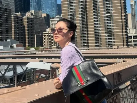 'Quốc bảo nhan sắc' Lee Young Ae gây sốt với ảnh du lịch Mỹ