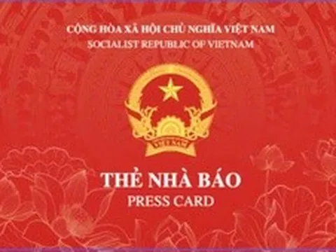 Bộ Văn hóa, Thể thao và Du lịch công bố mẫu thẻ nhà báo 2026