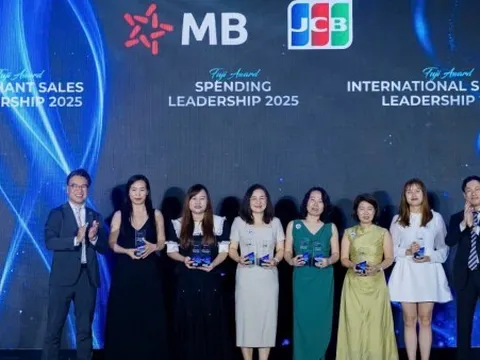 MB nhận 09 giải thưởng danh giá từ Hội nghị thường niên JCB Việt Nam 2026