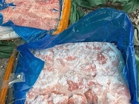 15 tấn bì lợn, xúc xích, thực phẩm đông lạnh bị thu giữ sau 1 tháng kiểm tra