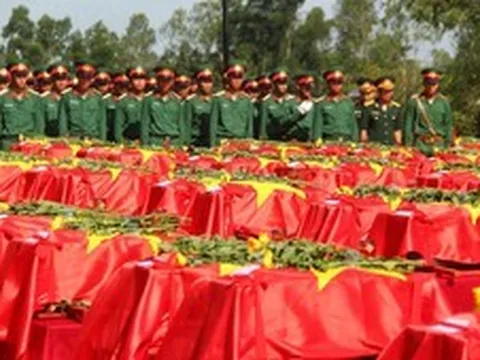 Quy trình phối hợp xác định danh tính hài cốt liệt sĩ còn thiếu thông tin bằng phương pháp giám định ADN