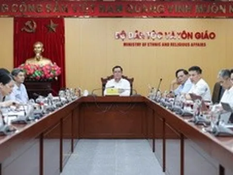 Tập trung xây dựng Nghị định hướng dẫn thi hành Luật Tín ngưỡng, tôn giáo (sửa đổi)