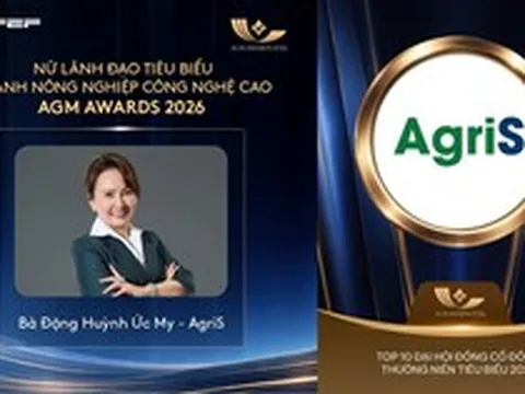 AgriS ghi dấu tại AGM Awards 2026: Quản trị tốt là nền tảng của tăng trưởng bền vững