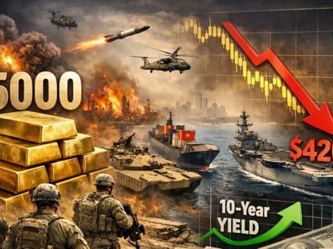 Giá vàng hôm nay 9/6/2026 'rơi thẳng đứng', xu hướng giảm sâu còn tiếp diễn, lý do Trung Quốc đi ngược dòng âm thầm bắt đáy?