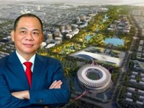 Tỷ phú Phạm Nhật Vượng trực tiếp đi thị sát “siêu đô thị” 59.000 tỷ đồng, là nơi ở tương lai của 200.000 cư dân