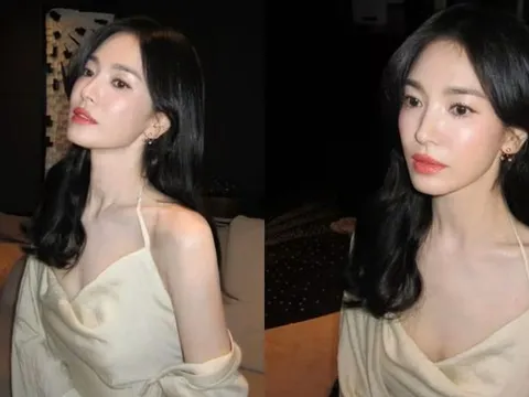 Song Hye Kyo mặc váy dây quyến rũ, người đặc biệt công khai thả tim