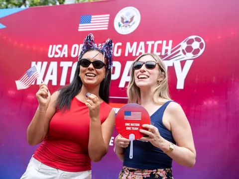 Người Mỹ xem World Cup ở Hà Nội