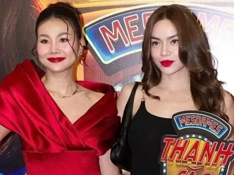 Hồ Ngọc Hà đọ dáng, khoe nhan sắc rạng ngời cùng Thanh Hằng trên thảm đỏ
