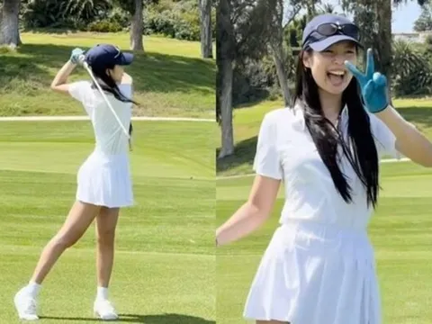 Jennie (BLACKPINK) gây chú ý với kỹ năng chơi golf