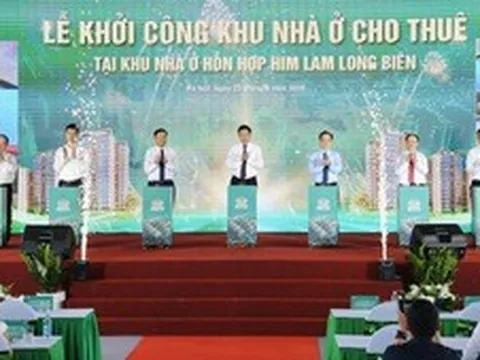 Hà Nội sẽ có 2.000 căn hộ cho thuê từ Dự án Khu nhà ở hỗn hợp Him Lam Long Biên