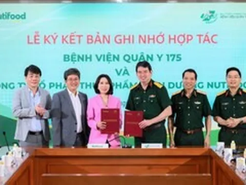 Nutifood và Bệnh viện Quân y 175 hợp tác phát triển các giải pháp dinh dưỡng