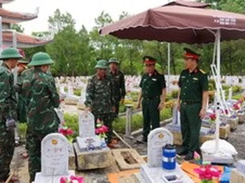 Quảng Trị phấn đấu hoàn thành lấy mẫu, số hóa thông tin 22.500 mộ liệt sĩ