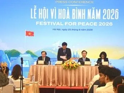 Lễ hội Vì Hòa bình năm 2026-Tôn vinh và lan tỏa giá trị của hòa bình đến thế giới
