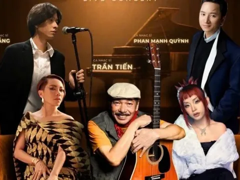 Phòng khách 3 thế hệ số 2: Cuộc gặp gỡ của Trần Tiến, Hà Trần, Phan Mạnh Quỳnh, Thắng và Marzuz