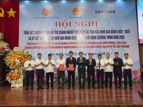 Bắc Ninh ‘bắt tay’ Samsung đồng hành phát triển doanh nghiệp công nghiệp hỗ trợ