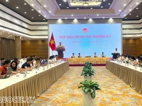 Họp báo Chính phủ tháng 6/2026: Có 9 địa phương tăng trưởng hai con số