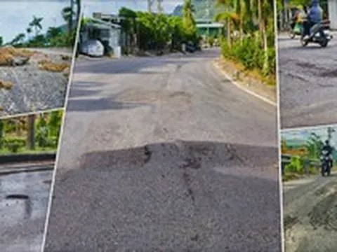 Ổ gà, ổ voi, đất cát rơi vãi nhếch nhác trên tuyến đường nghìn tỷ tại Gia Lai