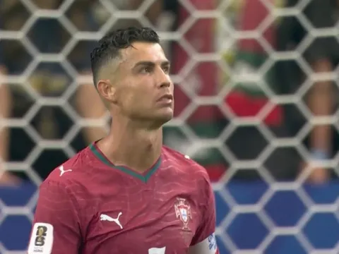 Biểu cảm của Ronaldo khi khép lại World Cup 2026
