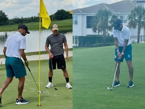 Neymar gây tranh cãi vì chơi golf sau khi Brazil bị loại
