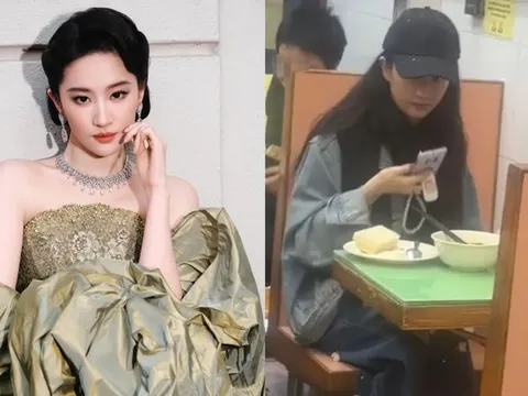 Nhan sắc thật của Lưu Diệc Phi ở chốn đông người gây chú ý